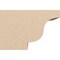 Ekena Millwork 6in. W x 8in. H x 12in. L Newport Woodgrain TimberThane Rafter Tail, Primed Tan RFTUR06X08X12NEWRCPR - alternate 2